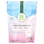Grab Green, Капсулы для стирки, деликатное, без отдушек, 24 порции, 240 г (8,4 унции)