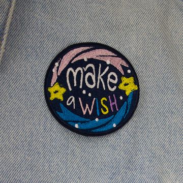Нашивка на рюкзак и на одежду. Make a wish