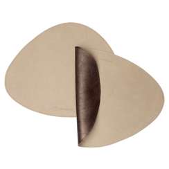 Набор из 2-х двухсторонних сервировочных салфеток drop, 33х41 см, шоколадный/бежевый