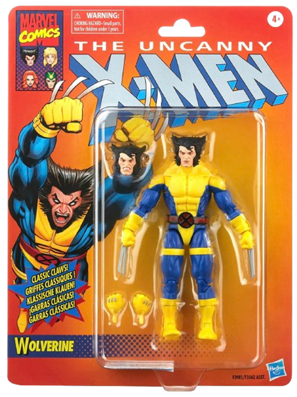 Фигурка Hasbro X-Men Marvel Legends Retro Wolverine