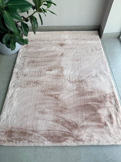 Ковер меховой имитация кроличьего меха