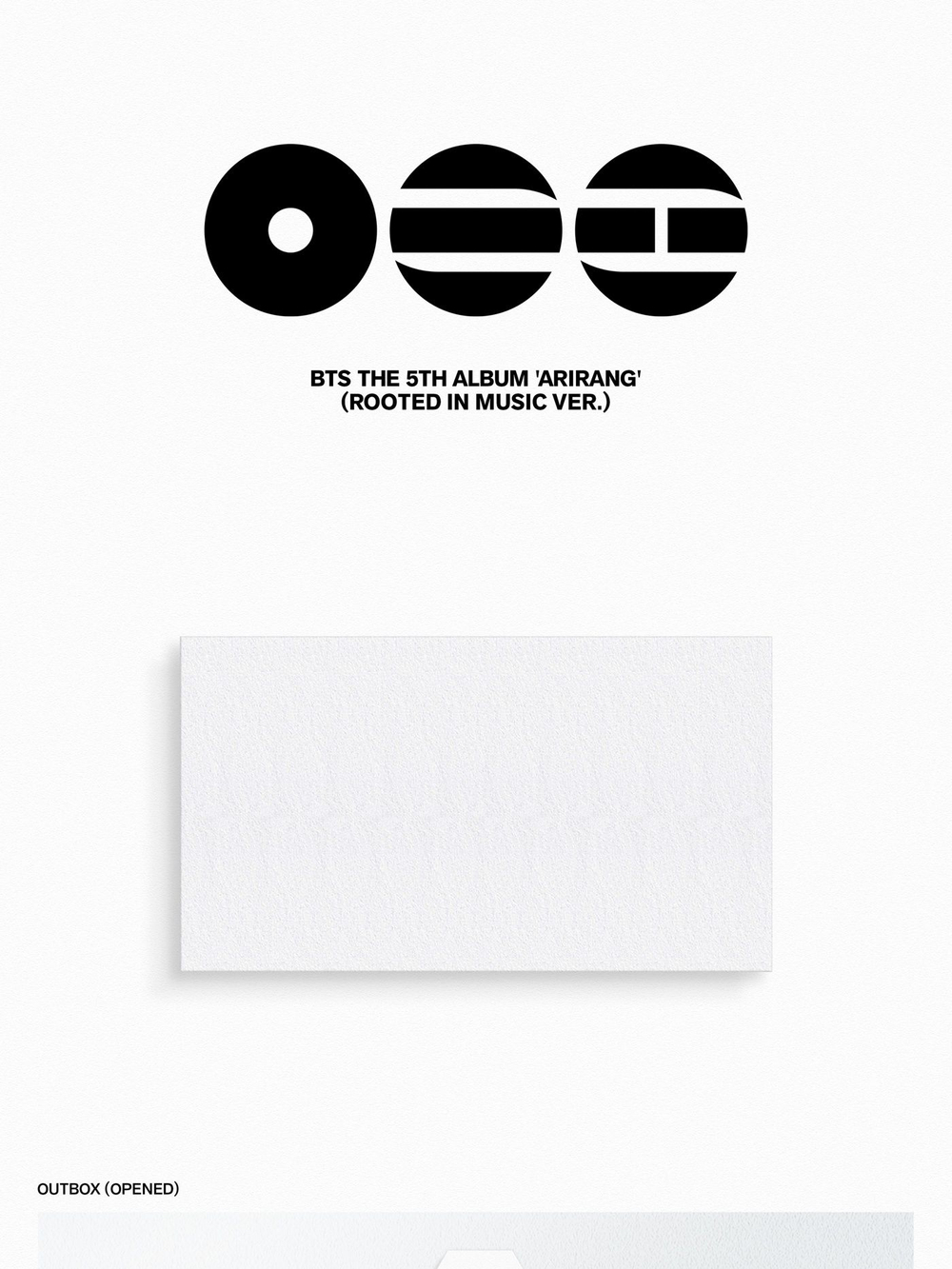 Альбом BTS - ARIRANG 5th Album ROOTED 2 Version SET