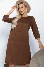 Платье Элегантная простота (коричневое) П11266 LT Collection
