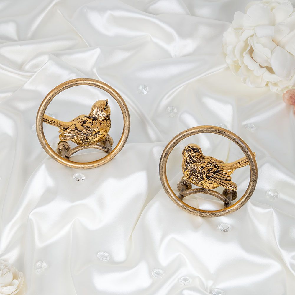 Ручка скоба мебельная Птичка Терра круглая левая Бронза