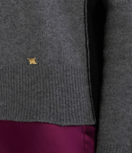 Хлопковый свитер Pinko - серый(101990 A185)