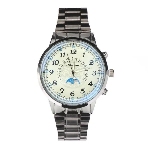 Часы наручные мужские "Kanima", дискретный ход, ремешок 8 и 10 х 2 см, d=4.2 см