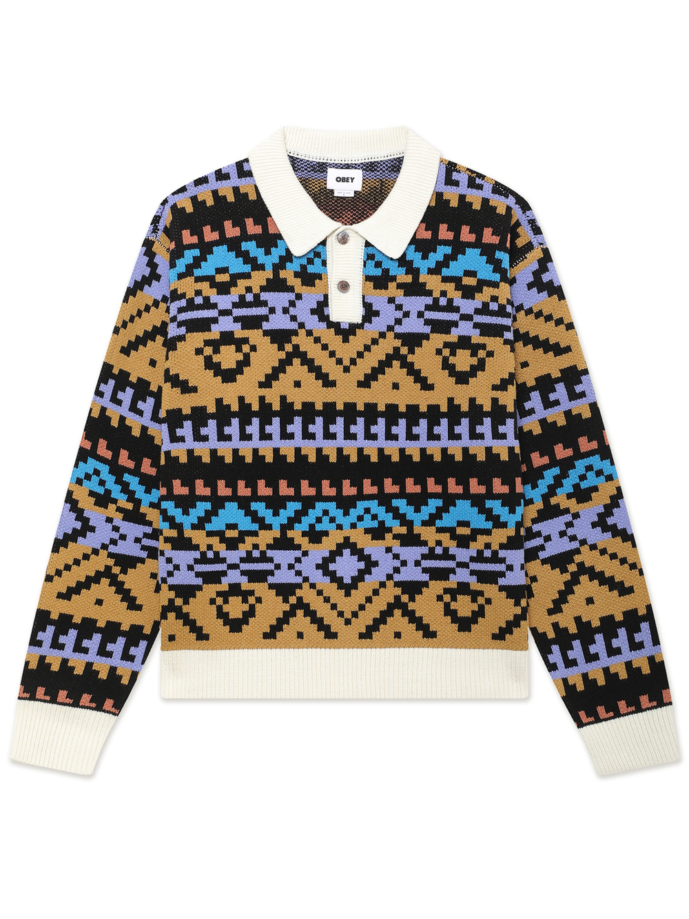 Мужской Свитер Obey Geo Polo