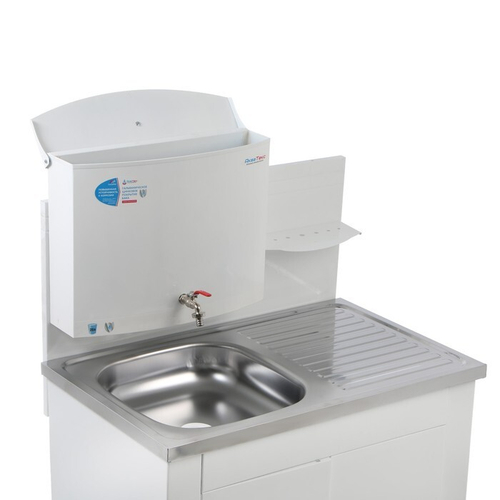 Умывальник "Акватекс" ДУЭТ (бак антикорроз. с ЭВН+мойка нерж.) белый