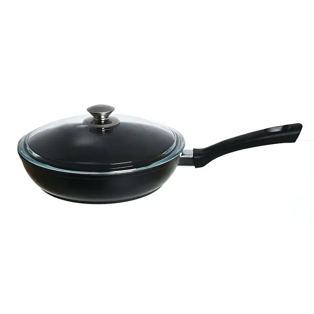 Сковорода 26*6см со стеклянной крышкой «Традиция» с269а