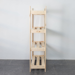 Стеллаж напольный деревянный Альберт 116 см для игрушек, книг, деревянный на балкон, для рассады