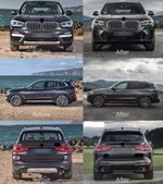Обвес переделка для BMW X3 G01 в Рестайлинг М-пакет БМВ