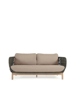 3-местный диван Catalina из зеленой веревки