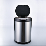 Ведро для мусора сенсорное, круглое, внутр ведро, Foodatlas JAH-9311, 8 л (белый)