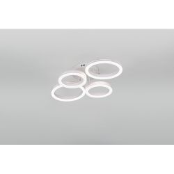 Светильник потолочный светодиодный Rivoli Juniper 6187-702 LED 75 Вт 3000-6000К белый с пультом | Rivoli