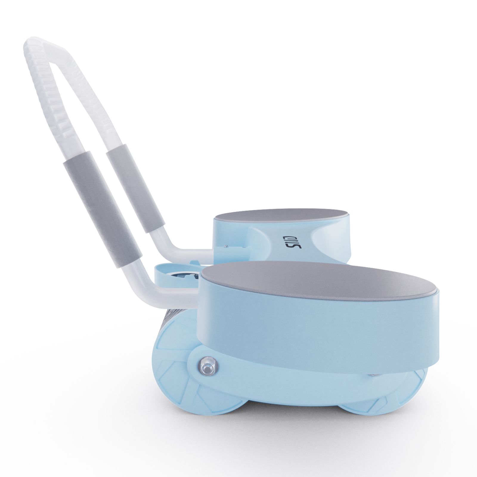 Тренажёр для пресса AB Roller SND голубой с ковриком  45 х 30 x 3.5 cм фото №3