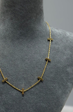 Цепочка ШИПЫ gold