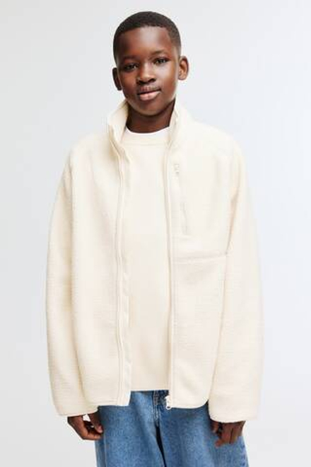 H&M Мягкая плюшевая куртка, светло-бежевый