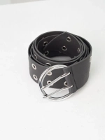 Ремень женский с двумя рядами люверсов