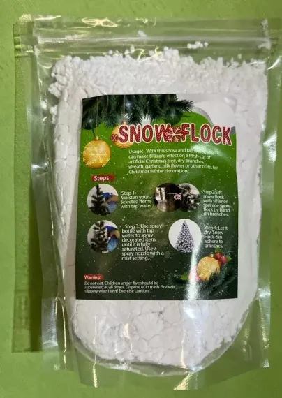 Снег искусственный мелкая фракция 120 гр., ЕлкиТорг (15514)