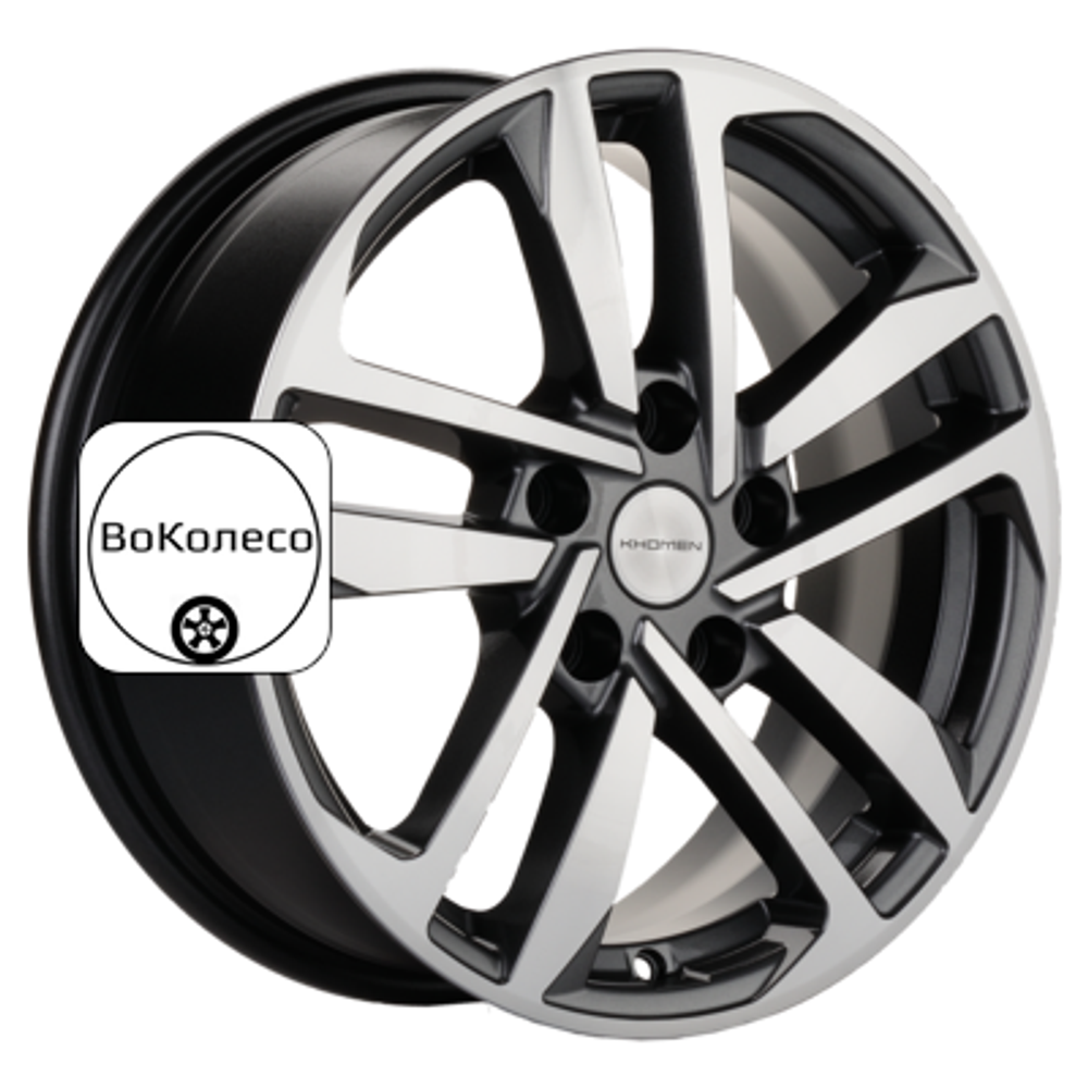 6,5x16/5x114,3 ET45 D60,1 KHW1612 (Toyota/Suzuki) Gray-FP Khomen Wheels