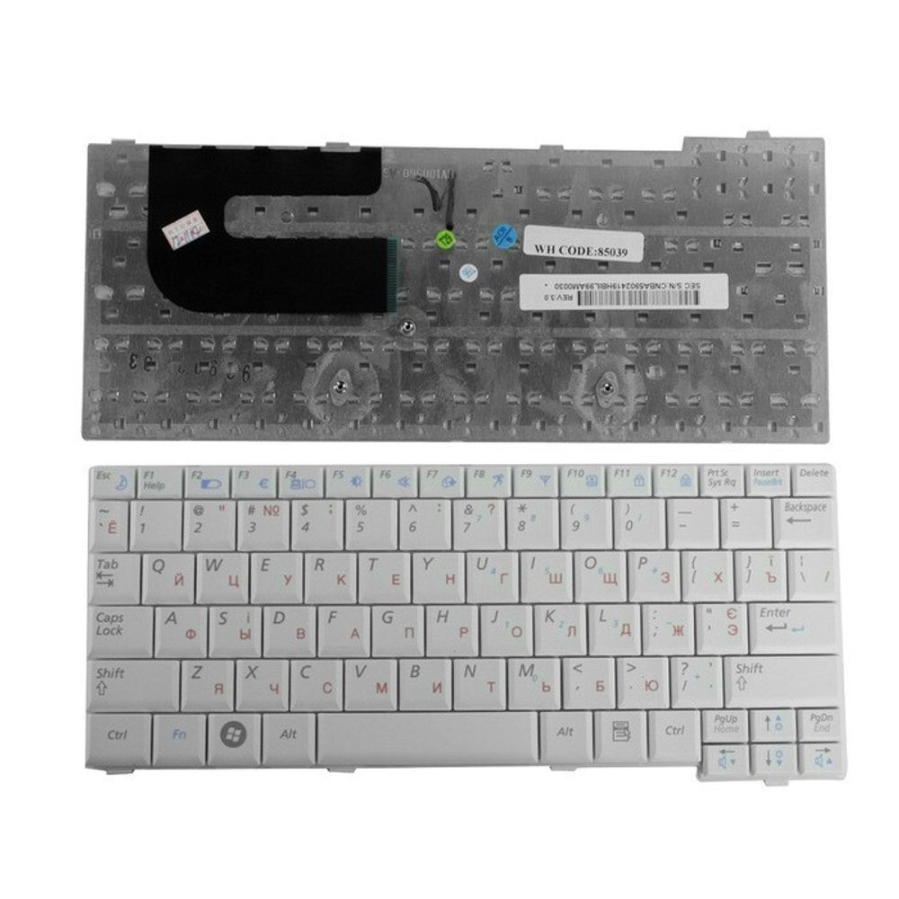 Клавиатура для ноутбука Samsung NC10 N110 N130 Series White Белая