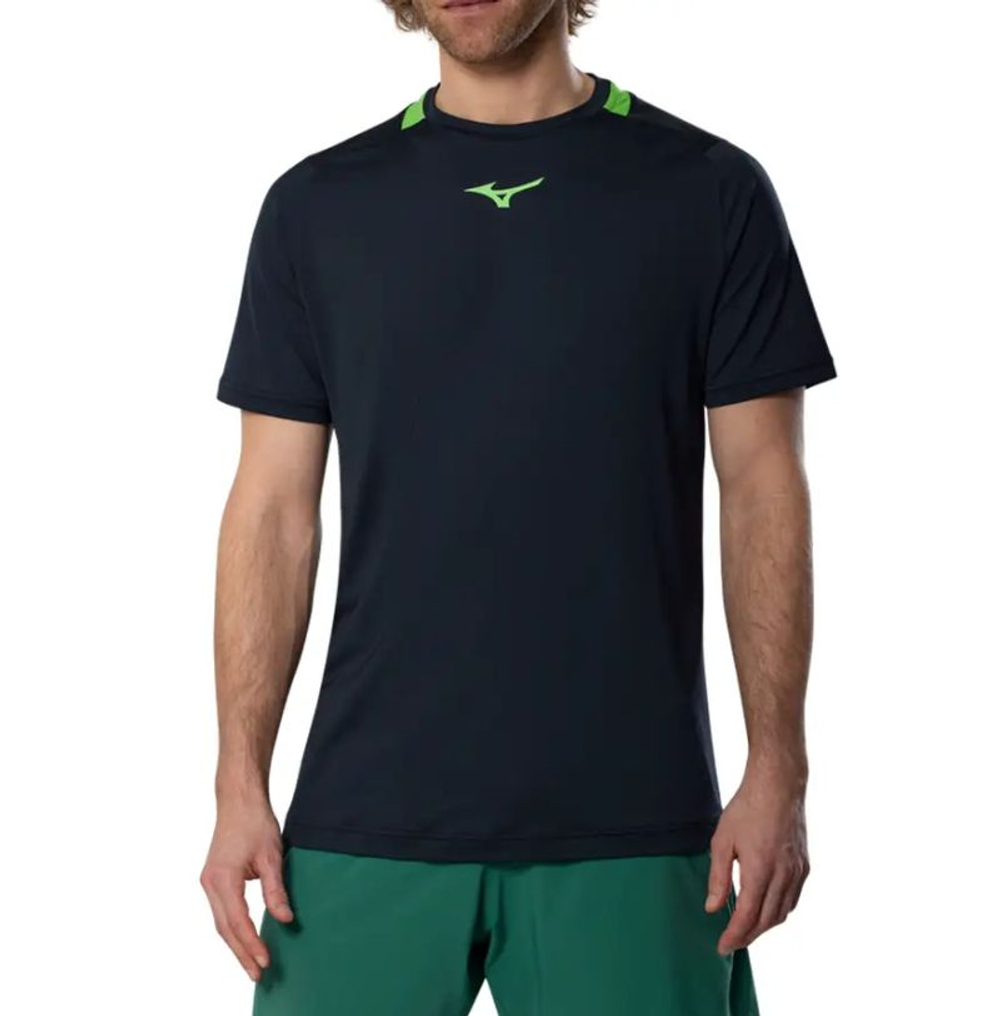 Теннисная футболка Mizuno Core Short-Sleeve - black