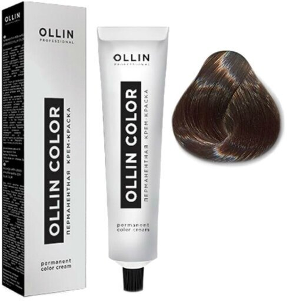 OLLIN COLOR 7/1 русый пепельный 60мл Перманентная крем-краска для волос