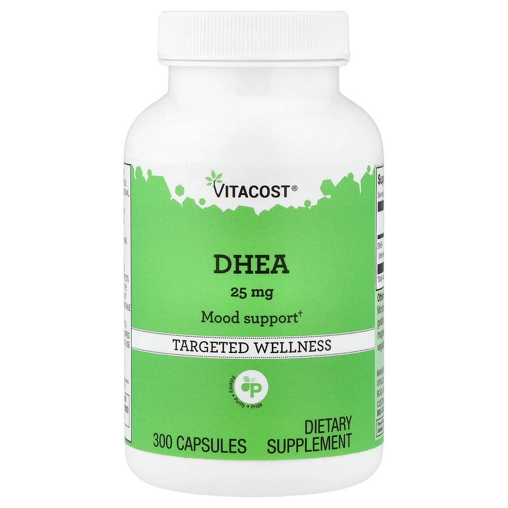 Vitacost, DHEA, 25 mg, 300 Capsules