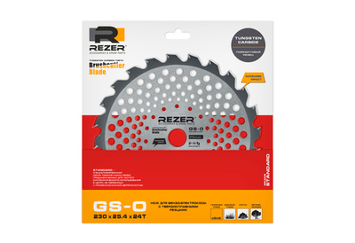 Нож для бензо/электрокосы GS-O Utra-Pro 230х25,4х1,3 24T