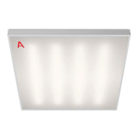 Светильник WOLTA PRO ОФИС ДВО01-27-041-4К с БАП EM1 27Вт 4000К IP40 Матовый 3100лм 595х595х40мм