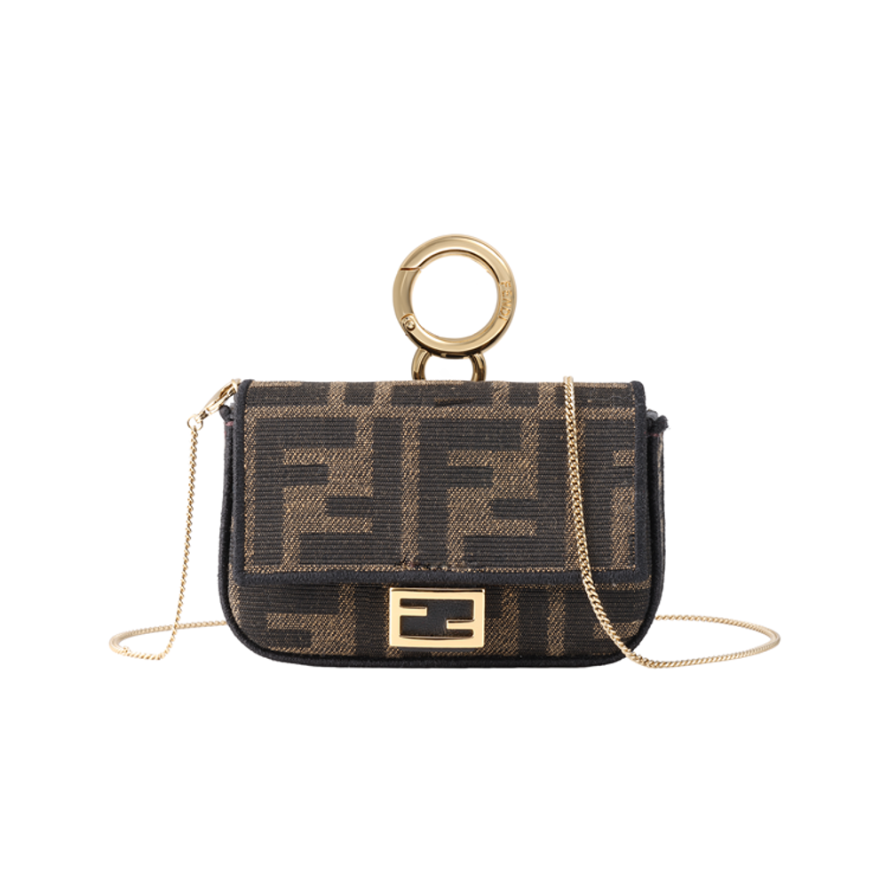 Сумка FENDI Baguette Nano Logo FF, 7AR844A6V5F17U4