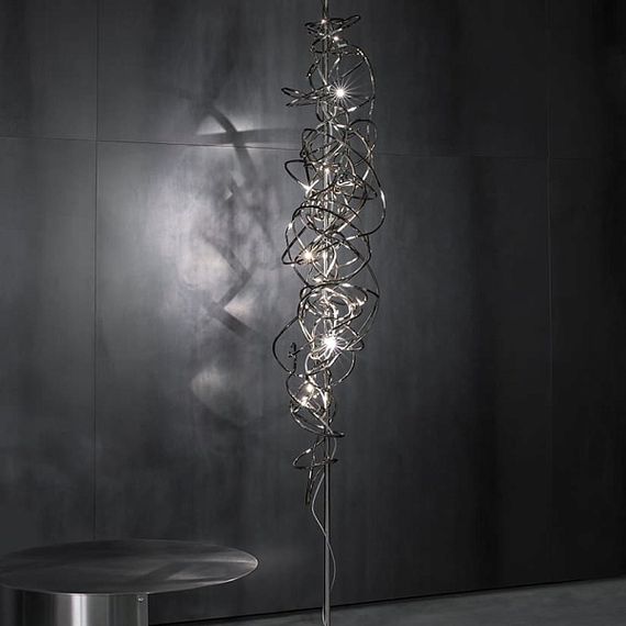 Светильник Terzani Doodle Floor Lamp Black Amethyst Nickel 0J86PM4C8 (Италия)