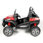 Детский электромобиль "Buggy - MalinaBay", с принтом паутинка