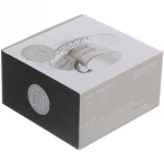 Чайная пара (зеркальная кружка 230мл+блюдце) анаморфный дизайн «Цветочный узор»