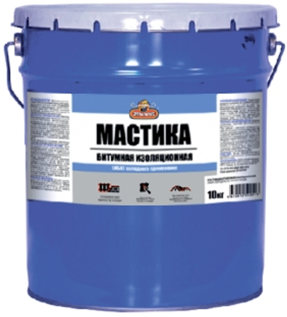 Мастика битумно-резиновая МРБ Оптилюкс (5кг) ведро