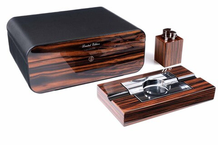 Настольный набор сигарных аксессуаров Gentili SET-SV75-Black