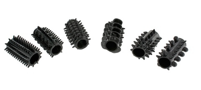 Набор из 6 чёрных насадок POWER PENIS SLEEVE SET