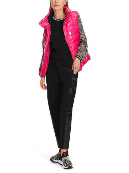 Marc Cain Брюки со вставками из эко-кожи