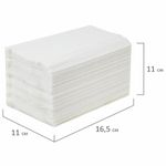 Салфетки бумажные для диспенсера (N4), LAIMA PREMIUM, КОМПЛЕКТ 20 пачек по 200 шт., 21х16,5 см, 2-слойные, 115502