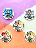 Медалька из шоколадной глазури (23 февраля)