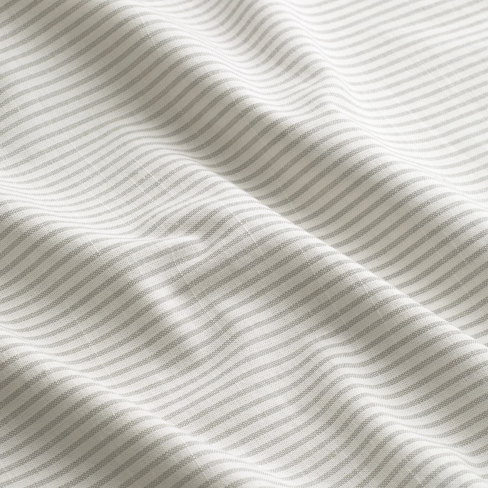 IKEA BERGPALM  (ИКЕА БЕРГПАЛМ)  -  Наволочка, серый/полосатый, 50x60 см