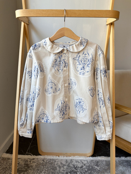 Новая хлопковая блузка Raspberry Plum, 128