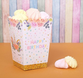 Снек-бокс «Единорожка», набор 6 шт.