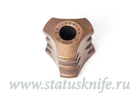 Бусина для ножа Шишка Титан Бронза Широгоров
