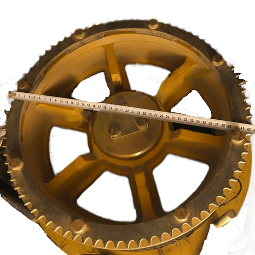 Канатоведущий шкив D420x5x10 мм для лебедки YTW2-260GF