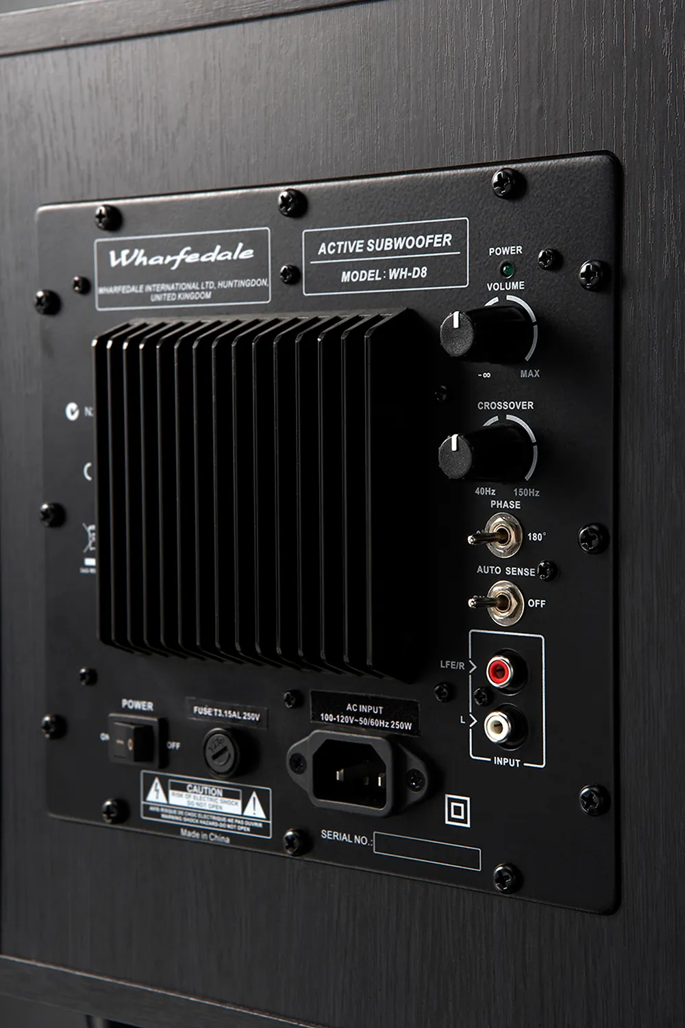 Wharfedale WH-D8 Black Wood (черное дерево) активный сабвуфер