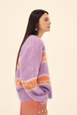 Свитер ((Мой мармеладный)), фиолетовый