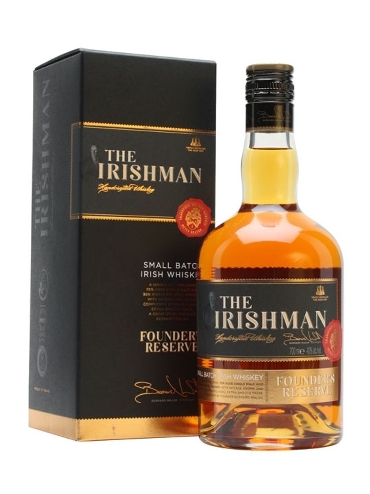 Виски The Irishman Founder&#39;s Reserve, 0,7 л.