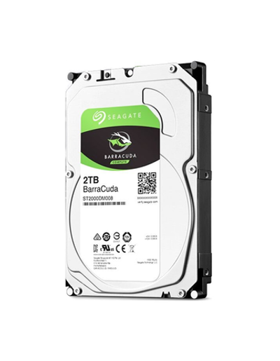 Жесткий диск Seagate Barracuda HDD 3.5" SATA 2Tb, 7200 rpm, 256Mb buffer, 512e/4kn, SMR, ST2000DM008, 1 year, (аналог ST2000DM006)
