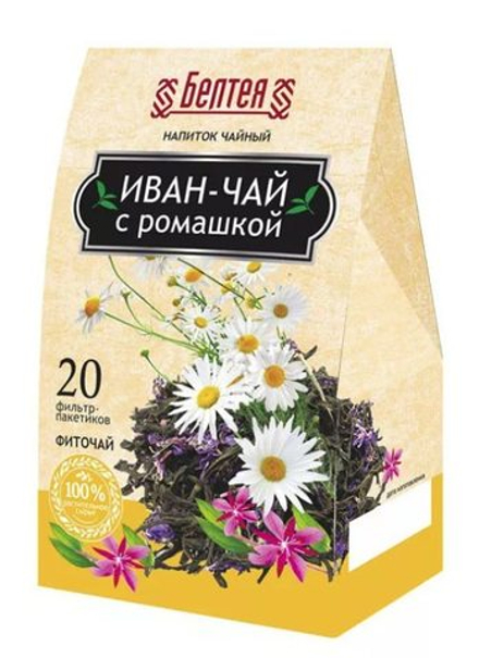Фиточай "Иван-Чай" с ромашкой 20 пак. Белтея
